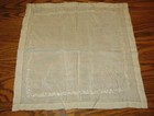 Vintage  Vintage Appenzell Style Hand Embroidered Silk Handkerchief