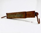Antique Brass Dock Scale Hanson Model 898 Rusty Non Functioning Artifact