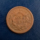 1851 Braided Hair Large Cent  Vg Condition  Early Us Copper A281