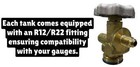 R290 Refrigerant  Refrigerant R-290  12 Lb  Cylinder  For Fridges  Freezers  Etc