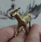 Vintage Style Solid Brass Tough Goat Animal Figurine Statue For Home Decor