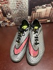 Nike Hypervenom Soccer Cleats Silver Pink Black Men  Us 8