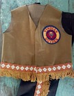 Vintage Ymca Y-indian Guides Boys Kids Outfit Uniform Vest   Pants W  Fringe