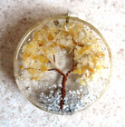 Orgonite Tree Of Life Pendant  Powerful Crystal Healing  Handmade  Ooak