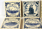 Lot Set 19 Ceramic Tile Coasters Holland America Cruises Souvenir Noordam Ryndam