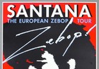 Santana     Rare Vintage Original 1981 Concert Poster  zebop  