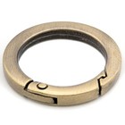  Metal O Ring For Purse Strap  4 Pcs Spring Rings For Handbag 1  Brushed Brass