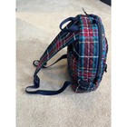 Nwot Vera Bradley 100  Cotton Quilted Small Backpack In Tartan Plaid