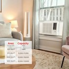 Lg 7 600 Btu Window Air Conditioner  Cooling   Heating Lw8023hr Refurbished