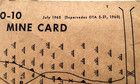 Vintage 1965 Vietnam Gta 5-10-10 Land Mine Card Fold Out Pocket Manual - Creases