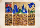 Old Look Miniature Painting The Stuttgart Playing Cards Leaf