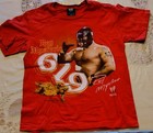 Wwe Rey Mysterio 2008 Hybrid Wrestling Medium Signed T-shirt For Kids