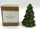 Vintage Pottery Barn Ceramic Christmas Tree Salt   Pepper Set
