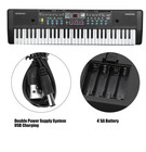 Digital Piano Keyboard  61-key Electronic Musical Instrument With Sheet Music