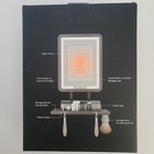 Delanges Fogless Shower Mirror Led Light Rechargeable 5000mah Defogger Type-c