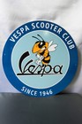 Vespa Scooter Club     Vintage Italian Scooter Sign     50 Cm  19 7    