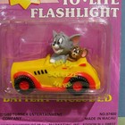 Vintage 1989 Janex Tom   Jerry Disposable Squeeze To Lite Flashlight