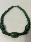 Vintage Art Deco Green Bakelite   Choker Necklace 15 