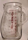 Vintage Evenflo Pitcher Glass 1qt 4cup Capacity Baby Formula Measurement Pitcher