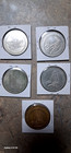 Lot Of 5 Old Silver Las Vegas Casino Tokens    sands  The Mint  Tropicana  Dunes  