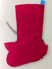 Vtg Bucilla Fishing Santa  83658 Felt Christmas Stocking Finished Completed 1997
