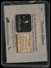 Thomas Edison 2018 Pieces Of The Past In The News Newspaper Relic  itn-9