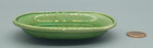 Antique Awaji Green Glaze Dragon Mini Platter