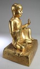 Chinese Gilt Bronze Bodhisattva Statue