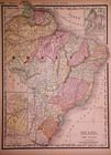 Antique 1894 Map   Brazil Including Amazonas By Rand Mcnally - 10x14