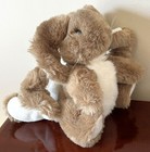 Vintage 1988 Applause Curly Lops Bunny Rabbit Plush Stuffed Animal