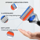 16pcs Smooth Shave Razor Refills For Giiiette Fusion 5 Proglide Men Blades