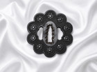 Edo Katana Koshirae Shakudo Nanako Kuyon Mon Tsuba Aogai Mijin Samurai Koshirae