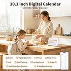 Smart Digital Calendar 10 1 Inch  Electronic Family White