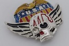 Men Women Silver Metal Belt Buckle Skull Wings Skeleton Usa American Eagle Army