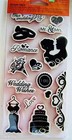 3 Packs Of Fiskars Cling Rubber Stamp Sets True Love Big Day   Perfect Blend New