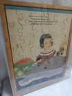 Antique Wood Wooden Frame Tray Childrens Puzzle Game Toy Rare Old