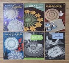  25  Vintage Coats   Clark Crochet Pattern Book Lot