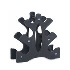 3 Tier Dumbbell Rack Stable Triangle Structure Weight Storage Stand For Home Gym