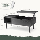 Gianna 39 4 lx19 6 wx17 4 h Wood Lift Top Coffee Table With Hidden Compartment