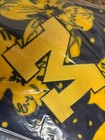 Vera Bradley Xl Fleece Blanket Throw 66 X 94 Maize Blue New Michigan Wolverines