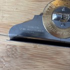 Vintage Level Protractor  universal Mfg  Co    All Angle Brass   Steel Level    us