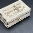 Holy Bible Crystal And Enamel Trinket Pill Box 