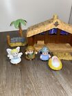 Fisher Price Little People Christmas Nativity Manger Set Works