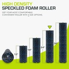 Prosourcefit 24  High Density Foam Roller Firm Full Body Massage Stretch Black