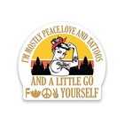 Vinyl Decal Sticker 5 Inch Full Color Quote Funny Car Truck Window Laptop
