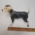 Vintage Relco Beagle Fox Hound Dog Ceramic Porcelain Figurine 6  Mcm 