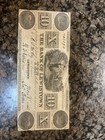1845  10 The Bank Of Lewistown Pennsylvania Obsolete Currency Note