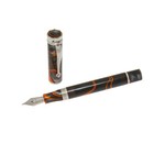 Montegrappa Ducale Grey And Orange Fountain Pen Fine Nib