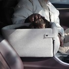 Small Dog Car Seat Booster Bed    soft Washable Pet Travel Seat For Puppies   Cats
