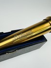 Vintage Belmont Solid Brass Casket Tube With Original Box Funeral Oddity 